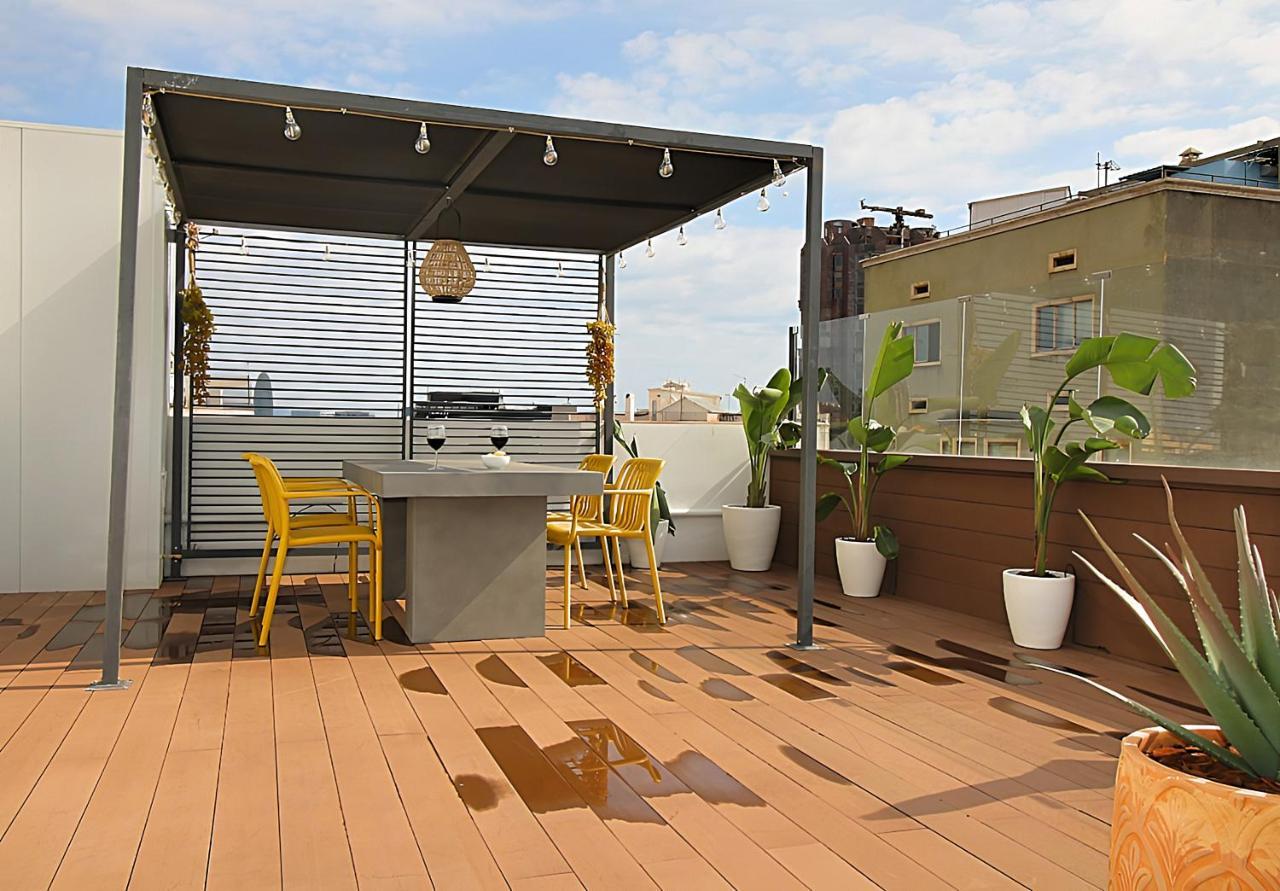 Incredible Penthouse With Jacuzzi In The Center, Unique In The Area Apartment บาร์เซโลนา ภายนอก รูปภาพ