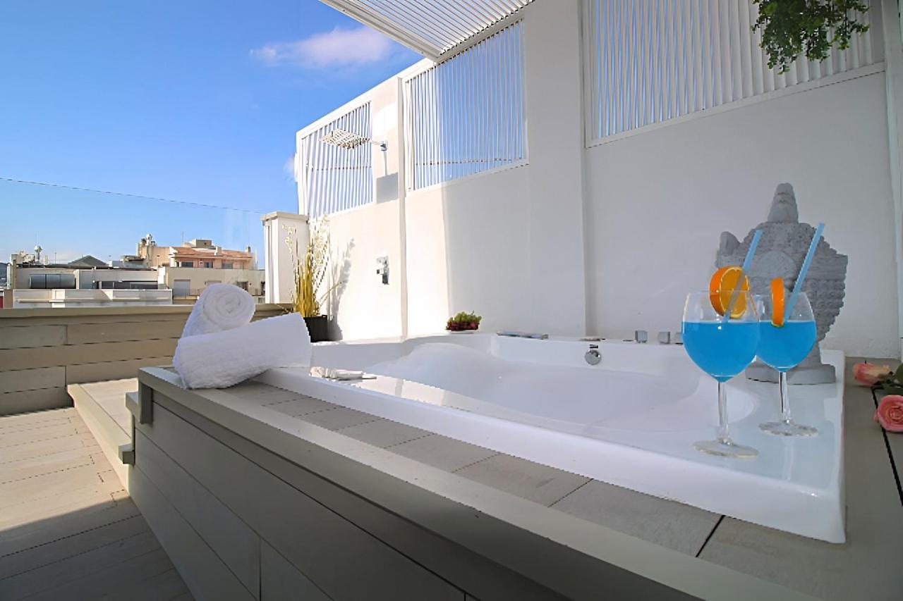 Incredible Penthouse With Jacuzzi In The Center, Unique In The Area Apartment บาร์เซโลนา ภายนอก รูปภาพ